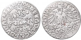Sigismund II Augustus, Half-groat 1550, Vilnius - LI/LITVA
Zygmunt II August, Półgrosz 1550, Wilno - LI/LITVA
 Ładnie zachowany egzemplarz. Odmiana ...