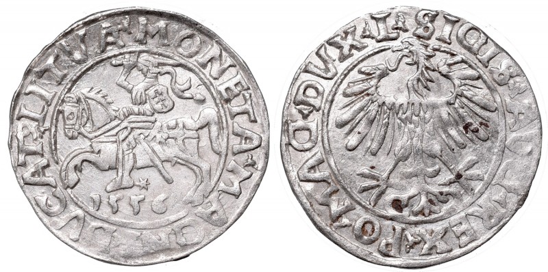 Sigismund II Augustus, Half-groat 1556, Vilnius - L/LITVA
Zygmunt II August, Pó...