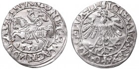 Sigismund II Augustus, Half-groat 1559, Vilnius, LI/LITVA
Zygmunt II August, Półgrosz 1559, Wilno, LI/LITVA
 Bardzo ładnie zachowany egzemplarz, pat...