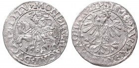 Sigismund II Augustus, Half-groat 1560, Vilnius, LI/LITV
Zygmunt II August, Półgrosz 1560, Wilno, LI/LITV
 Bardzo ładnie zachowany egzemplarz, niedo...