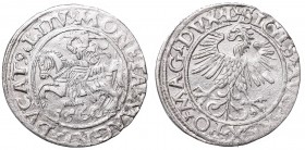 Sigismund II Augustus, Half-groat 1560, Vilnius, L/LITV
Zygmunt II August, Półgrosz 1560, Wilno, L/LITV
 Bardzo ładnie zachowany egzemplarz, połysk ...