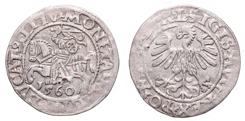 Sigismund II August, Half-groat 1560, Vilnius, L/LITV
Zygmunt II August, Półgro...