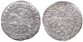 Sigismund II Augustus, Half-groat 1561, Vilnius, L/LITVA
Zygmunt II August, Półgrosz 1561, Wilno, L/LITVA
 Ładny egzemplarz, trochę niedobity. Odmia...