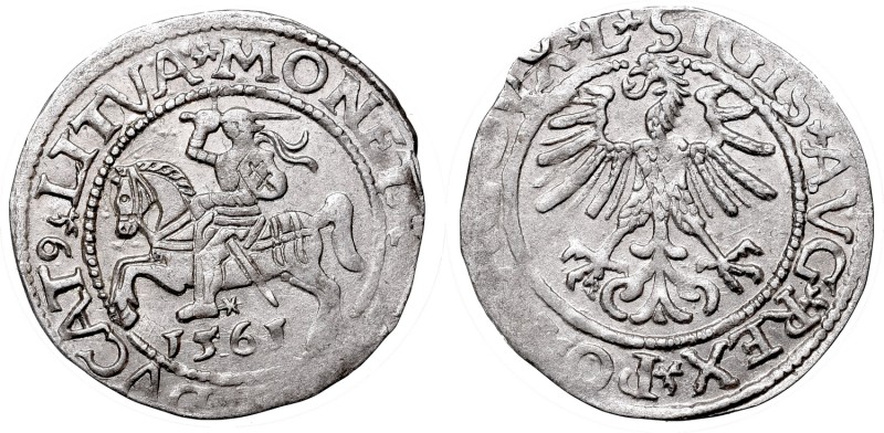 Sigismund II Augustus, Half-groat 1561, Vilnius, L/LITVA
Zygmunt II August, Pół...