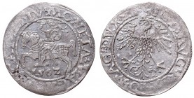 Sigismund II Augustus, Half-groat 1562, Vilnius, LI/LITV
Zygmunt II August, Półgrosz 1562, Wilno, LI/LITV
 Lekko niedobity, ładny egzemplarz. Odmian...