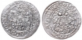 Sigismund II Augustus, Half-groat 1562, Vilnius, L/LITV
Zygmunt II August, Półgrosz 1562, Wilno, L/LITV
 Piękny, około menniczy egzemplarz. Połysk. ...