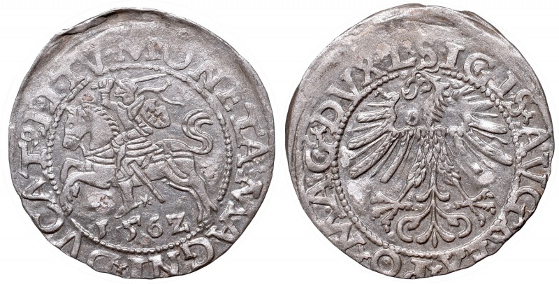 Sigismund II Augustus, Half-groat 1562, Vilnius, L/LITV
Zygmunt II August, Półg...