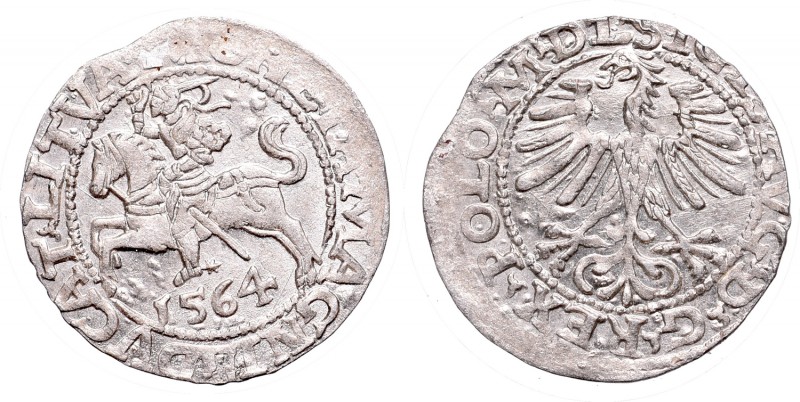 Sigismund II August, Half-groat 1564, Vilnius, L/LITVA
Zygmunt II August, Półgr...