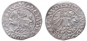 Sigismund II Augustus, Half-groat 1565, Vilnius, L/LITV
Zygmunt II August, Półgrosz 1565, Wilno, L/LITV
 Ładny, lekko niedobity egzemplarz. Odmiana ...