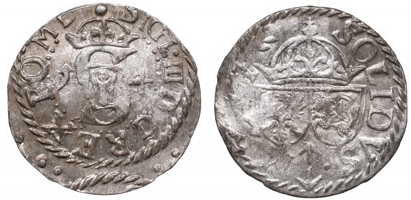 Sigismund III Wasa, Solid 1614, Vilnius, rare - SIGI
Zygmunt III Waza, Szeląg 1...