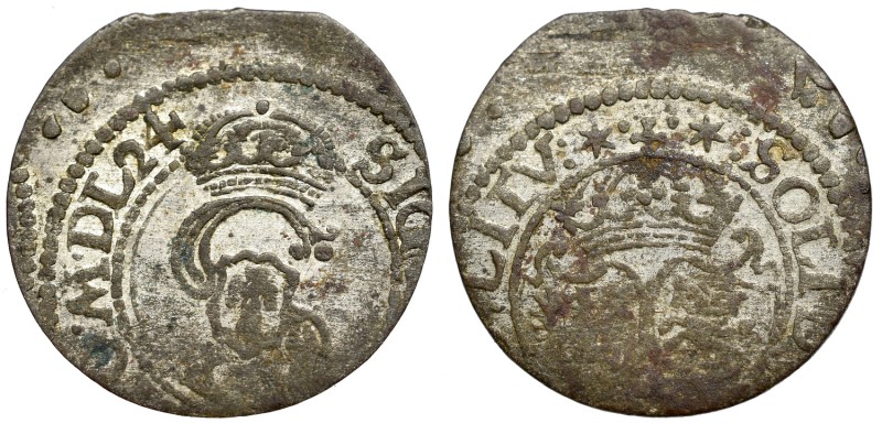 Sigismund III, Solidus 1624, Vilnius
Zygmunt III Waza, Szeląg 1624, Wilno - dat...