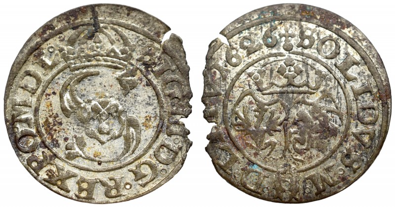 Sigismund III, Solidus 1626, Vilnius
Zygmunt III Waza, Szeląg 1626, Wilno
 Bar...