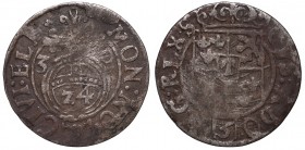 Gustavus Adolphus of Sweden, 1/24 thaler 1630, Elbing
Szwedzka okupacja Elbląga, Gustaw II Adolf, Półtorak 1630
 W pełni czytelny egzemplarz, ciemna...