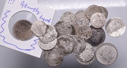Poland, Mix of silver coins
Polska, Zestaw monet srebrnych
 Różne okresy panowania oraz stany zachowania - w większości obiegowe. Patyna, nalot.