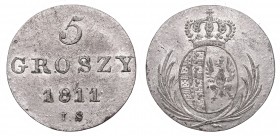 Księstwo Warszawskie, 5 groszy 1811
 

Grade: XF/XF+ 
 Polen, Poland, Germany, Deutschland, Russia, Russland Księstwo Warszawskie (1807-1815)