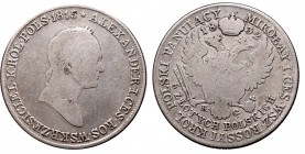Kingdom of Poland, Nicholas I, 5 zloty 1832 KG
Królestwo Polskie, Mikołaj I, 5 złotych 1832 KG
 Naturalny, obiegowy egzemplarz. Lekka patyna. 

Gr...
