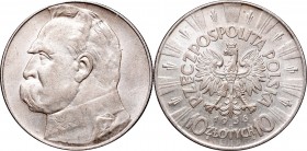 II Rzeczpospolita, 10 złotych 1936 Piłsudski
 

Grade: UNC/AU 
 Polen, Poland
