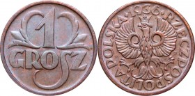 II Republic of Poland, 1 groschen 1936
II Rzeczpospolita, 1 grosz 1936
 Menniczy egzemplarz.


Grade: UNC 
 Polen, Poland