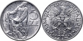 PRL, 5 zloty 1974 Fischerman
PRL, 5 złoty 1974 Rybak
 Piękny, menniczy stan zachowania. Intensywny, obustronny połysk. Patyna.


Grade: UNC/AU 
...