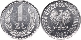 PRL, 1 zloty 1982 - NGC MS65 PROOF LIKE
PRL, 1 złoty 1982 - NGC MS65 PROOF LIKE
 Piękny, wyselekcjonowany egzemplarz z rzadkim efektem lustrzanki. D...