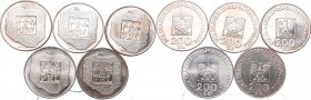 PRL, a set of silver coins XXX years of the PRL
PRL, zestaw srebrnych monet XXX lat PRL
 Ładne, około mennicze egzemplarze. Patyna, nalot, na niektó...