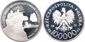 III RP, 100.000 złotych, Narvik 1940
III RP, 100.000 złotych, Narvik 1940
 Srebro .750 , waga 16,5 g. 

Grade: Proof 
Reference: Fischer K 078
 ...