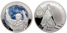 III RP, 20 złotych 2011 Beatyfikacja Jana Pawła II – 1 V 2011
 Menniczy egzemplarz.


Grade: Proof 
 Polen, Poland