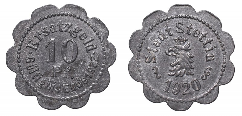 10 fenig 1920, Stettin
10 fenigów 1920, Szczecin (Stettin)
 Wspaniale zachowan...