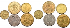 A set of coins and tokens
Zestaw monet i żetonów
 W większości mennicze.

Grade: UNC/AU 
 Notgeld Monety zastępcze Polskie monety zastępcze