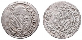 Śląsk, 3 krajcary 1614, Oleśnica
 Bardzo ładna okol-mennicza moneta, połysk menniczy, piękne detale. 

Grade: XF+/AU 
Reference: Ejzenhart Miller ...