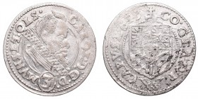 Silesia, Karl II, 3 kreuzer 1613, Oels
Śląsk, Karol II, 3 krajcary 1613, Oleśnica
 Ładnie zachowany egzemplarz, nalot. 

Grade: XF 
Reference: Ej...