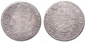 Schlesien, Chritian, 3 kreuzer 1668, Brieg
Śląsk, Krystian Wołowski, 3 krajcary 1668 CB, Brzeg
 Obiegowy egzemplarz krajcarówki, czytelne detale, pa...