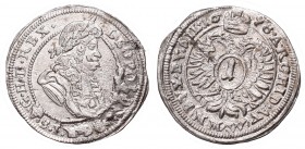 Silesia, Leopold I, 1 kreuzer 1698, Breslau
Śląsk, Leopold I, 1 krajcar 1698, Wrocław
 Ładnie zachowany egzemplarz, połysk. 

Grade: VF+/XF- 
Ref...