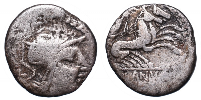 Roman Republic, D. Silanus, Denarius 91 BC
Republika Rzymska, D. Silanus, Denar...