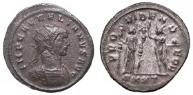 Roman Empire, Aurelianus, Antoninian Ticinum - ex Dattari
Cesarstwo Rzymskie, Aurelian, Antoninian Ticinum - ex Dattari
 Obiegowy egzemplarz. Patyna...