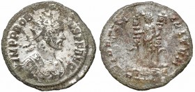Roman Empire, Probus, Antoninian, Roma
Cesarstwo Rzymskie, Probus, Antoninian, Rzym
 Ładny egzemplarz z dobrze zachowanym srebrzeniem. Patyna, nalot...