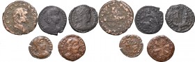 Lot of roman coins
Zestaw monet rzymskich
 Obiegowe egzemplarze. Patyna, nalot. 

Grade: 4 do 3+ 
 ancient, antike Rome, Roman Empire Cesarstwo R...