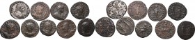 Lot of roman coins
Zestaw monet rzymskich
 Obiegowe egzemplarze. Patyna, nalot. 

Grade: 3 do 3-/VF+ 
 ancient, antike Rome, Roman Empire Cesarst...