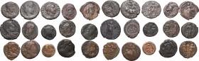 Lot of roman coins
Zestaw monet rzymskich
 Obiegowe egzemplarze. Patyna, nalot. 

Grade: 4 do 3+ 
 ancient, antike Rome, Roman Empire Cesarstwo R...