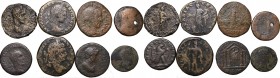 Lot of roman provincial coins
Zestaw monet prowincjonalnych
 Obiegowe egzemplarze. Patyna, nalot. 

Grade: ~do 3- 
 ancient, antike Rome, Roman E...