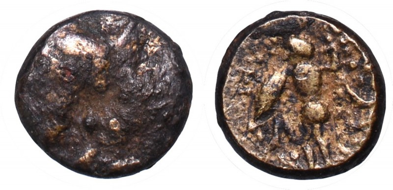 Celtic, 1/8 stater - Athena-Alkis subaerat
Celtowie, 1/8 statera - Atena-Alkis ...