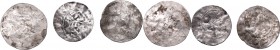 Germany, Mix of 3 denarius
Niemcy, Zestaw 3 denarów
 Obiegowe stany zachowania. 

Grade: VF- 
 Cредневековые монеты