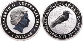 Australia, 1 dollar 2015 Kookaburra
Australia, 1 dolar 2015 Kookaburra
 Uncja srebra .999.


Grade: Proof