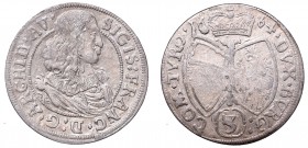 Austria, Sigismund Franz, 3 kreuzer 1664, Hall
Austria, Zygmunt Franciszek, 3 krajcary 1664, Hall
 Ładnie zachowany egzemplarz monety, dobrze zachow...