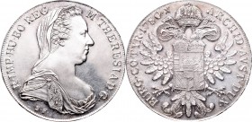 Austria, Marie Theresia, Thaler 1780 New strike
Austro-Węgry, Maria Teresa, Talar 1780 Nowe bicie
 Menniczy egzemplarz. Srebro, waga 28,14 g. 

Gr...