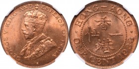 Hong Kong, 1 cent 1933 - NGC MS65 RD
Hong Kong, 1 cent 1933 - NGC MS65 RD
 Piękny egzemplarz w naturalnym kolorze, wybity w nakładzie&nbsp; 6.500.00...