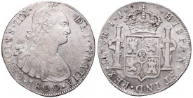 Peru, Carol IV, 8 reales 1800, Limae
Peru, Karol IV, 8 reali 1800, Lima
 Ładny egzemplarz z dobrze zachowanym połyskiem menniczym. Moneta wybita w k...