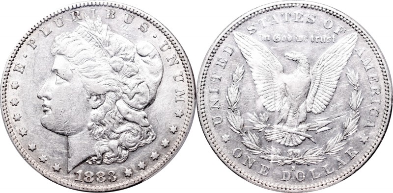 USA, Morgan dollar 1884 San Francisco
USA, Morgan dolar 1883 San Francisco - PC...