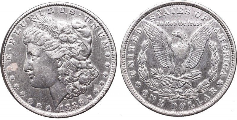 USA, Morgan dollar 1886
USA, Morgan dolar 1886
 Ładny egzemplarz. Srebro .900 ...