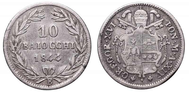 Vatican city, Gregor XVI, 10 baiocchi 1862
Watykan, Grzegorz XVI, 10 baiocchi 1...